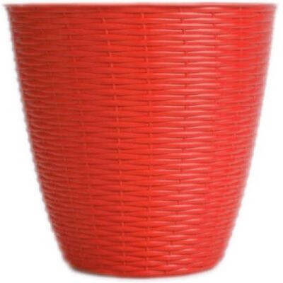 AC-DECO Topflappen Aus Stroh, D 29 X H 27 Cm, Rot AC-DECO Topflappen Aus Stroh, D 29 X H 27 Cm, Rot