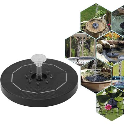JUTE Led-beleuchteter Brunnen, Batteriebetriebener Solarbrunnen (3 W), Kreativer Landschaftsbrunnen, Schwimmender Brunnen JUTE Led-beleuchteter Brunnen, Batteriebetriebener Solarbrunnen (3 W), Kreativer Landschaftsbrunnen, Schwimmender Brunnen