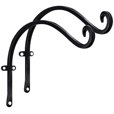 YIDOMDE Seltener Hängekorbhalter, Pflanzenhaken, Wandhaken, Blumenhalter, 2 Stück YIDOMDE Seltener Hängekorbhalter, Pflanzenhaken, Wandhaken, Blumenhalter, 2 Stück