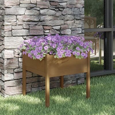 vidaXL Pflanzkübel aus Massivfichte 70x70x70 cm - Holzkübel vidaXL Pflanzkübel aus Massivfichte 70x70x70 cm - Holzkübel