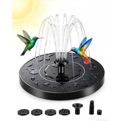 OEM Schwimmender Solar-gartenbrunnen, Solar-teichbrunnen Mit 7 Wasserstrahlen, Rgb-beleuchtung, Solar-wasserbrunnen Für Teich, Garten, Vogelfutterhaus Im Freien OEM Schwimmender Solar-gartenbrunnen, Solar-teichbrunnen Mit 7 Wasserstrahlen, Rgb-beleuchtung, Solar-wasserbrunnen Für Teich, Garten, Vogelfutterhaus Im Freien