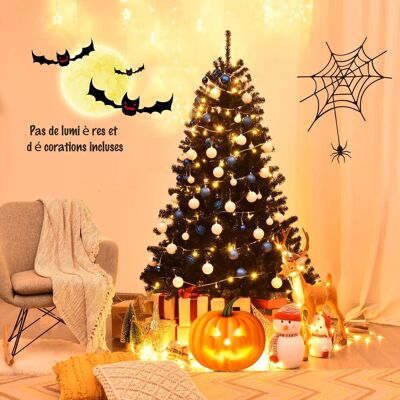 Costway Sapin De Noël Artificiel 225cm Aiguilles En Pvc Avec Support En Métal Pliable 1258 Pointes De Branche Décoration De Vacances Costway Sapin De Noël Artificiel 225cm Aiguilles En Pvc Avec Support En Métal Pliable 1258 Pointes De Branche Décoration De Vacances
