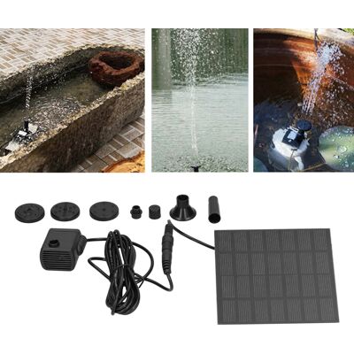 JUTE Solarbetriebene Schwimmbrunnen, Solarbetriebene Wasserspiele Für Den Außenbereich, Gartenbrunnen JUTE Solarbetriebene Schwimmbrunnen, Solarbetriebene Wasserspiele Für Den Außenbereich, Gartenbrunnen