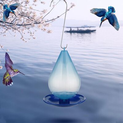HEAT Hängender Kolibri-futterspender, Wildvogeltränke, Gartenbrunnen, Futterstation Mit Wasserreservoir HEAT Hängender Kolibri-futterspender, Wildvogeltränke, Gartenbrunnen, Futterstation Mit Wasserreservoir