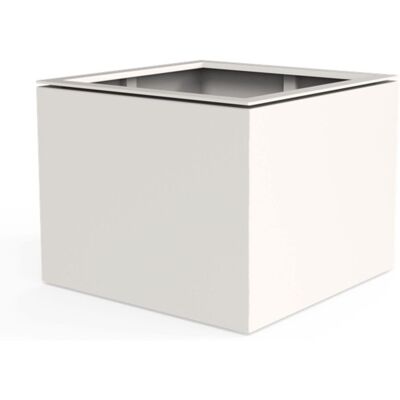 ADEZZ Dipott Pflanzgefäß Domus Quadratisch Aluminium Ral 9016 Verkehrsweiß Pflanzkübel 98x98x80 Cm ADEZZ Dipott Pflanzgefäß Domus Quadratisch Aluminium Ral 9016 Verkehrsweiß Pflanzkübel 98x98x80 Cm