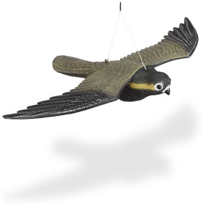 Relaxdays - 8er Set Vogelschreck Falke, Fliegender Greifvogel Als Vogelscheuche, Raubvogel Attrappe, Vogel Lebensgroß, Mehrfarbig Relaxdays - 8er Set Vogelschreck Falke, Fliegender Greifvogel Als Vogelscheuche, Raubvogel Attrappe, Vogel Lebensgroß, Mehrfarbig