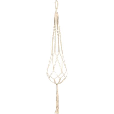 OEM Makramee-pflanzenhänger, Für Den Innen- Und Außenbereich, Aus Baumwollseil, 4 Fuß, 99 Cm (39 Zoll). OEM Makramee-pflanzenhänger, Für Den Innen- Und Außenbereich, Aus Baumwollseil, 4 Fuß, 99 Cm (39 Zoll).