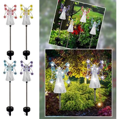 JUTE Set Mit 2 Solarbetriebenen Led-lichterketten In Engelsform Für Den Garten, Wasserdicht, Ideal Für Halloween Und Weihnachten. Gartendekoration Für Den Außenbereich. JUTE Set Mit 2 Solarbetriebenen Led-lichterketten In Engelsform Für Den Garten, Wasserdicht, Ideal Für Halloween Und Weihnachten. Gartendekoration Für Den Außenbereich.