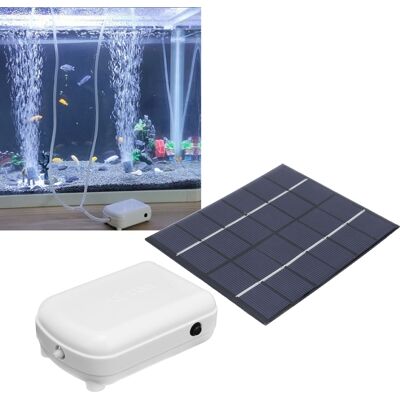 JUTE 2w 6v Solar-luftpumpe Für Aquarien, Luftpumpe Für Outdoor-angeln, Luftpumpe Für Kleine Teiche, Wiederaufladbar JUTE 2w 6v Solar-luftpumpe Für Aquarien, Luftpumpe Für Outdoor-angeln, Luftpumpe Für Kleine Teiche, Wiederaufladbar