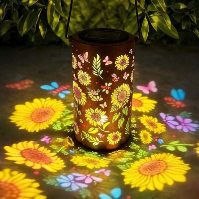 OEM Bunte Solar-hängelaternen – Wasserdicht – Sonnenblumen-design – Led – Für Die Dekoration Von Garten, Terrasse, Rasen Und Veranda OEM Bunte Solar-hängelaternen – Wasserdicht – Sonnenblumen-design – Led – Für Die Dekoration Von Garten, Terrasse, Rasen Und Veranda