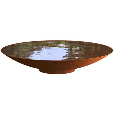 Adezz Wasserschale Rund Corten-stahl Rost Braun/orange Wasserspiel Verschiedene Größen Adezz Wasserschale Rund Corten-stahl Rost Braun/orange Wasserspiel Verschiedene Größen