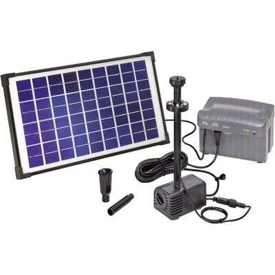 Esotec - 101774 Napoli Led Solar-pumpenset Mit Beleuchtung, Mit Akkuspeicher Esotec - 101774 Napoli Led Solar-pumpenset Mit Beleuchtung, Mit Akkuspeicher