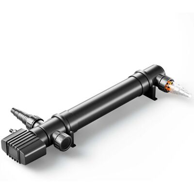 Cuv-155 Teichklärer 5000 L/h / 55 W Uvc, Vorklärgerät Für Teichfilter & Teichpumpe, Wasserklärer Mit Uv-lampe, Lichtfilter Zur Algenbekämpfung - Sunsun Cuv-155 Teichklärer 5000 L/h / 55 W Uvc, Vorklärgerät Für Teichfilter & Teichpumpe, Wasserklärer Mit Uv-lampe, Lichtfilter Zur Algenbekämpfung - Sunsun