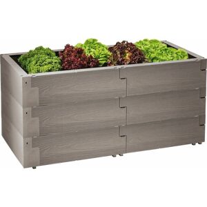 Juwel Gardenstar Hochbeet Woody 130 x 60 x 60 cm Hochbeete aus Kunststoff