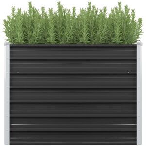 Garten-Hochbeet Anthrazit 100 x 40 x 77 cm - Anthrazit - Prolenta Premium