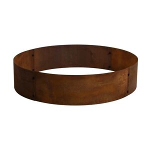 Estexo - Pflanzring Metallring Stahl Hochbeet 80 cm Pflanzgefäß Pflanzkübel Rost Ring