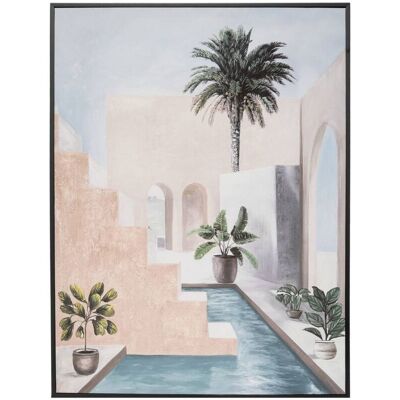 Atmosphera - Bedruckte Leinwand Anne Holz - 58x78 Cm Créateur D'Intérieur Atmosphera - Bedruckte Leinwand Anne Holz - 58x78 Cm Créateur D'Intérieur
