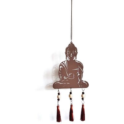 ZEN ET ETHNIQUE Signes Grimalt Metallanhängerdekoration Buddha Buddh Brown Metall 1x16x66cm 24610 ZEN ET ETHNIQUE Signes Grimalt Metallanhängerdekoration Buddha Buddh Brown Metall 1x16x66cm 24610