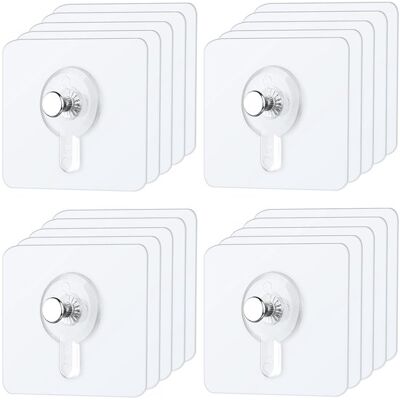 OEM Dailygoods – Fotohaken, 20 Stück – Selbstklebend – Transparent – Für Fotos/poster – Dekorative Bilder – Maximale Traglast 5 Kg – Aufhängehaken OEM Dailygoods – Fotohaken, 20 Stück – Selbstklebend – Transparent – Für Fotos/poster – Dekorative Bilder – Maximale Traglast 5 Kg – Aufhängehaken