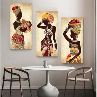 OEM Leinwandbild – Schwarze Afrikanerin – Wandbild Für Wohnzimmer, Schlafzimmer, Büro – 30 X 60 Cm – Ungerahmt OEM Leinwandbild – Schwarze Afrikanerin – Wandbild Für Wohnzimmer, Schlafzimmer, Büro – 30 X 60 Cm – Ungerahmt