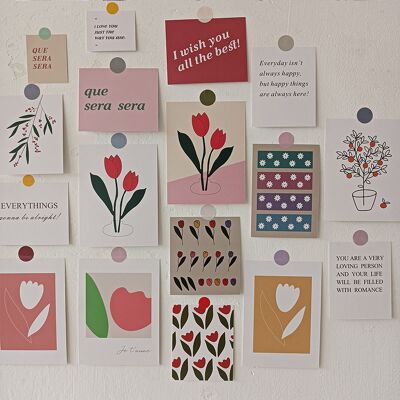 HEAT Wandbilderkarten, Dekoration Für Zimmer, Poster, Kartenposter, Blumenmotiv Für Die Hausdekoration HEAT Wandbilderkarten, Dekoration Für Zimmer, Poster, Kartenposter, Blumenmotiv Für Die Hausdekoration