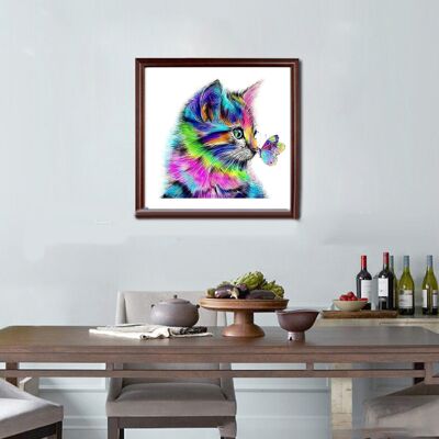 HEAT 5d-strass-katzenbild – Leuchtende Und Vielseitige Farben – Niedliche Katze – Diy-strass-malerei Für Zuhause Und Als Geschenk Yu317 HEAT 5d-strass-katzenbild – Leuchtende Und Vielseitige Farben – Niedliche Katze – Diy-strass-malerei Für Zuhause Und Als Geschenk Yu317