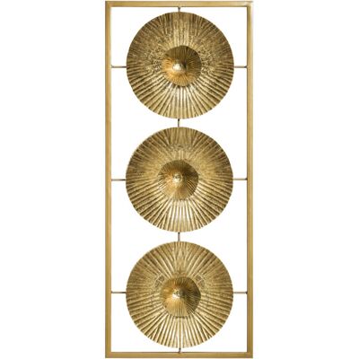 Wanddekoration Aus Goldfarbenem Metall 25 X 61 Cm Atmosphera Wanddekoration Aus Goldfarbenem Metall 25 X 61 Cm Atmosphera