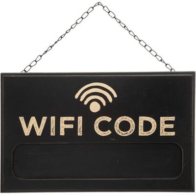 Atmosphera - Kreidetafel Wifi Code, Schwarz, 35 X 22 Cm Atmosphera - Kreidetafel Wifi Code, Schwarz, 35 X 22 Cm