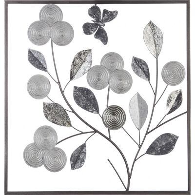 Atmosphera - Wanddekoration Silber Metall 50 X 50 Cm Multicolore Atmosphera - Wanddekoration Silber Metall 50 X 50 Cm Multicolore