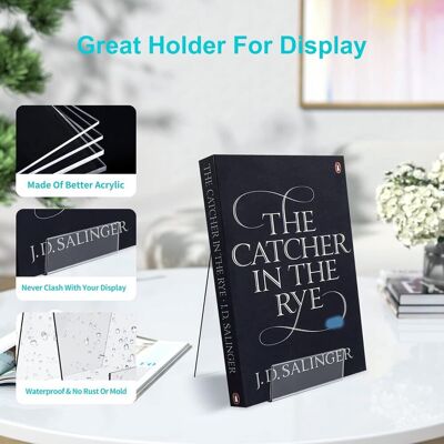 OEM Transparente Buchstützen, 7er-set, Halter Für Bücher, Zeitschriften, Gemälde, Fotos, Kunstwerke, Cds, Acryl, 75 X 90 X 105 Mm OEM Transparente Buchstützen, 7er-set, Halter Für Bücher, Zeitschriften, Gemälde, Fotos, Kunstwerke, Cds, Acryl, 75 X 90 X 105 Mm