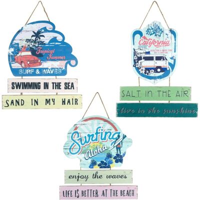 Signes Grimalt - Surf Wandplatten-Set 3 Mehrfarbig - Wanddekoration Signes Grimalt - Surf Wandplatten-Set 3 Mehrfarbig - Wanddekoration