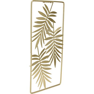 HEAT Metallblatt-wanddeko Im Goldenen Nordischen Stil – Elegantes Ambiente – Robust, Langlebig Und Verschleißfest HEAT Metallblatt-wanddeko Im Goldenen Nordischen Stil – Elegantes Ambiente – Robust, Langlebig Und Verschleißfest