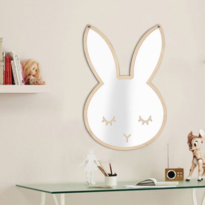 HEAT Skandinavischer Acrylspiegel Als Wanddeko, Hasenaufkleber Fürs Kinderzimmer, Wandbild Fürs Wohnzimmer/babyzimmer HEAT Skandinavischer Acrylspiegel Als Wanddeko, Hasenaufkleber Fürs Kinderzimmer, Wandbild Fürs Wohnzimmer/babyzimmer