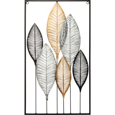 Wanddekoration Metall Blätter 37 X 65 Cm Atmosphera Wanddekoration Metall Blätter 37 X 65 Cm Atmosphera