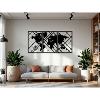 OEM Große Wanddekoration „weltkarte“ + Zusätzliches Bild Weltkarte 178 X 98 Cm + Zusätzliches Bild OEM Große Wanddekoration „weltkarte“ + Zusätzliches Bild Weltkarte 178 X 98 Cm + Zusätzliches Bild