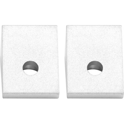 HEAT 2 Stück Inneneckverbinder Aus Aluminium, Rechtwinkliges Dreieck, 320400010002, 15 X 19 Mm HEAT 2 Stück Inneneckverbinder Aus Aluminium, Rechtwinkliges Dreieck, 320400010002, 15 X 19 Mm