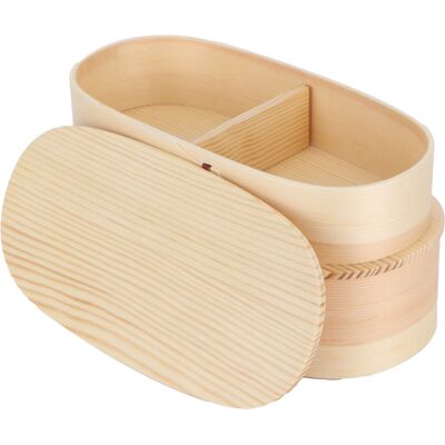 HEAT Japanisches Lunchbox-set Aus Holz Für Schüler Und Berufstätige, Aufbewahrung Von Lebensmitteln, 19 X 10 X 9,5 Cm, Holzfarbe HEAT Japanisches Lunchbox-set Aus Holz Für Schüler Und Berufstätige, Aufbewahrung Von Lebensmitteln, 19 X 10 X 9,5 Cm, Holzfarbe