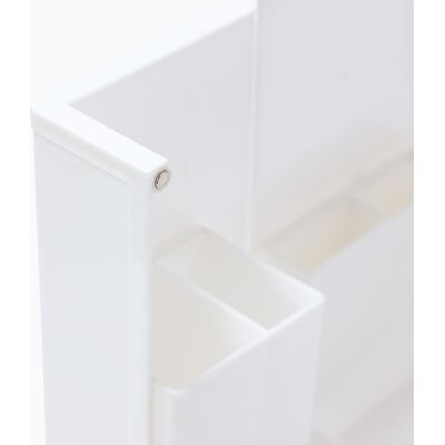 AUCO Faltbares Und Magnetisches Federmäppchen 2937, Weiße Multifunktionale Stiftebox Für Büro Und Schule, Schreibtisch-organizer Aus Kunststoff, Faltbare Kosmetiktasche AUCO Faltbares Und Magnetisches Federmäppchen 2937, Weiße Multifunktionale Stiftebox Für Büro Und Schule, Schreibtisch-organizer Aus Kunststoff, Faltbare Kosmetiktasche