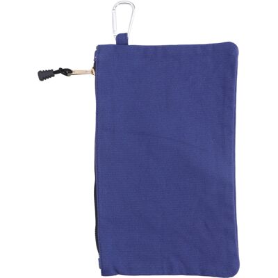 HEAT Mehrzweck-werkzeugtasche Aus Canvas, Wasserdicht, Tragbar, Mit Reißverschluss Und Karabinerhaken Zur Aufbewahrung, Blau HEAT Mehrzweck-werkzeugtasche Aus Canvas, Wasserdicht, Tragbar, Mit Reißverschluss Und Karabinerhaken Zur Aufbewahrung, Blau