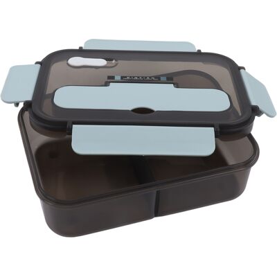 HEAT Bento-box Mit 2 Fächern, Großes Fassungsvermögen (1100 Ml), Blau, Ideal Für Studenten, Berufstätige, Zuhause, Schule Und Büro. HEAT Bento-box Mit 2 Fächern, Großes Fassungsvermögen (1100 Ml), Blau, Ideal Für Studenten, Berufstätige, Zuhause, Schule Und Büro.