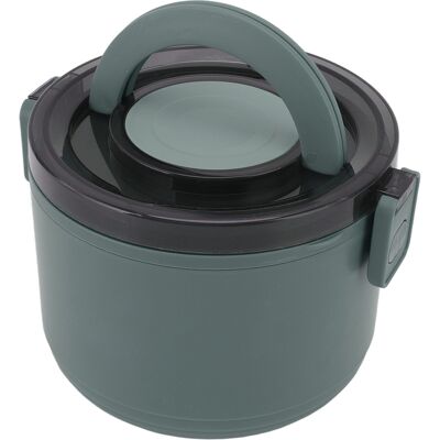 HEAT Stapelbare, Isolierte Edelstahl-lunchbox Mit Einem Fach, 1000 Ml, Bpa-frei, Ideal Für Kinder, Zuhause, Büro Und Schule (grün). HEAT Stapelbare, Isolierte Edelstahl-lunchbox Mit Einem Fach, 1000 Ml, Bpa-frei, Ideal Für Kinder, Zuhause, Büro Und Schule (grün).