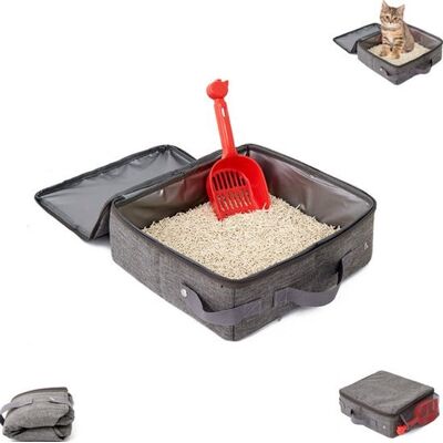 OEM Stück Tragbare Katzentoilette Reise-katzentoilette Faltbare Katzentoilette Auslaufsichere Kleine Reise-katzentoilette Katzentoilette Mit Geeignet Grau OEM Stück Tragbare Katzentoilette Reise-katzentoilette Faltbare Katzentoilette Auslaufsichere Kleine Reise-katzentoilette Katzentoilette Mit Geeignet Grau
