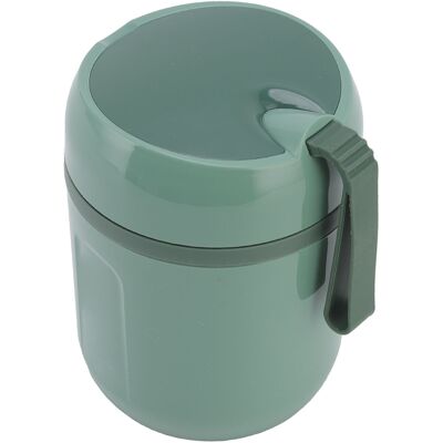 HEAT 480 Ml Doppelwandiger, Isolierter Speisebehälter Aus Edelstahl 304, Ideal Für Büro, Schule, Reisen Und Camping (grün). HEAT 480 Ml Doppelwandiger, Isolierter Speisebehälter Aus Edelstahl 304, Ideal Für Büro, Schule, Reisen Und Camping (grün).