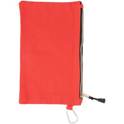 HEAT Mehrzweck-werkzeugtasche Aus Canvas, Wasserdicht, Tragbar, Mit Reißverschluss Und Karabinerhaken Zur Aufbewahrung, Orange HEAT Mehrzweck-werkzeugtasche Aus Canvas, Wasserdicht, Tragbar, Mit Reißverschluss Und Karabinerhaken Zur Aufbewahrung, Orange