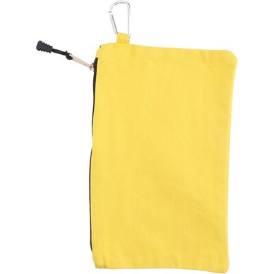 HEAT Mehrzweck-werkzeugtasche Aus Canvas, Wasserdicht, Tragbar, Mit Reißverschluss Und Karabinerhaken Zur Aufbewahrung, Gelb HEAT Mehrzweck-werkzeugtasche Aus Canvas, Wasserdicht, Tragbar, Mit Reißverschluss Und Karabinerhaken Zur Aufbewahrung, Gelb