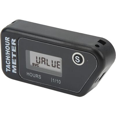 JUTE Auspufftimer Für Rasenmäher Und Motorräder Mit Rückstellbarem Motorwartungstimer Hm016h Schwarz (lieferung Mit Integrierter Batterie) JUTE Auspufftimer Für Rasenmäher Und Motorräder Mit Rückstellbarem Motorwartungstimer Hm016h Schwarz (lieferung Mit Integrierter Batterie)