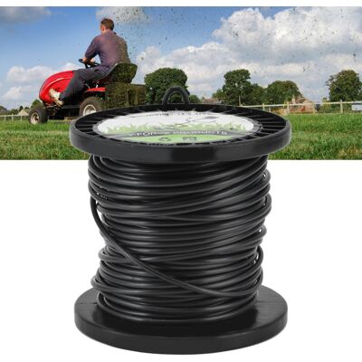 JUTE Geeignet Für Husqvarna Freischneider, 3,3 Mm Rundfaden Für Rasenmäher, 30 M Schwarze Spule JUTE Geeignet Für Husqvarna Freischneider, 3,3 Mm Rundfaden Für Rasenmäher, 30 M Schwarze Spule