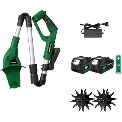 OEM Elektrischer Rasenmäher, Klappbarer Griff, Verstellbare Schnitthöhe, 2 X 3,0-ah-akkus OEM Elektrischer Rasenmäher, Klappbarer Griff, Verstellbare Schnitthöhe, 2 X 3,0-ah-akkus