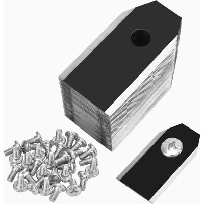 OEM 30 Universelle Ersatzmesser Für Husqvarna Automower Und Gardena Mähroboter (3 G – 0,75 Mm) + 30 Schrauben, Messersatz (3 G – 0,75 Mm), Schwarz OEM 30 Universelle Ersatzmesser Für Husqvarna Automower Und Gardena Mähroboter (3 G – 0,75 Mm) + 30 Schrauben, Messersatz (3 G – 0,75 Mm), Schwarz