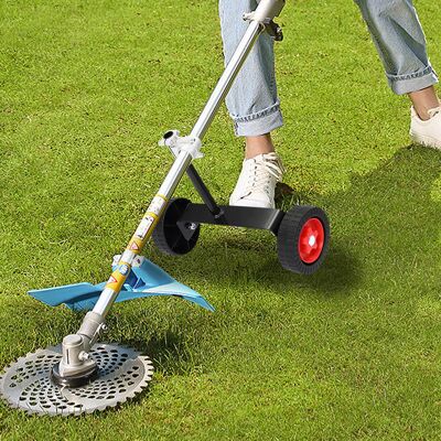 Yissale - Werkzeug - Stützrad Für Rasenmäher - Universelles Zusatzrad Für Unkrauttrimmer Und Rasenmäher, Geeignet Für Gartenarbeit, Unkrautjäten, Straßenrandpflege Und Gemüsegarten, Einfache Montage U Yissale - Werkzeug - Stützrad Für Rasenmäher - Universelles Zusatzrad Für Unkrauttrimmer Und Rasenmäher, Geeignet Für Gartenarbeit, Unkrautjäten, Straßenrandpflege Und Gemüsegarten, Einfache Montage U